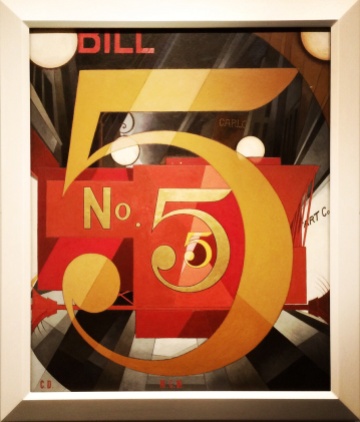 Charles Demuth, 1883-1935. I Saw the Figure 5 in Gold, 1928.